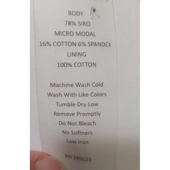 Calme By Johnny Was Women's Gray 3/4 Sleeve Crew Pullover Size XS Made in USA - Picture 4 of 9